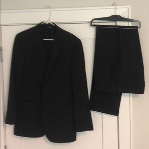 Slim fit black suit